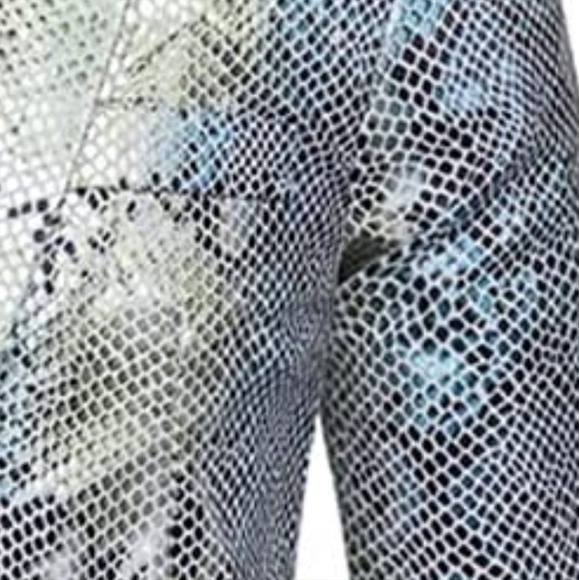 ❤️NWT Animal print Silver one bottom Blazer Jacket. Men. L. - Picture 6 of 7